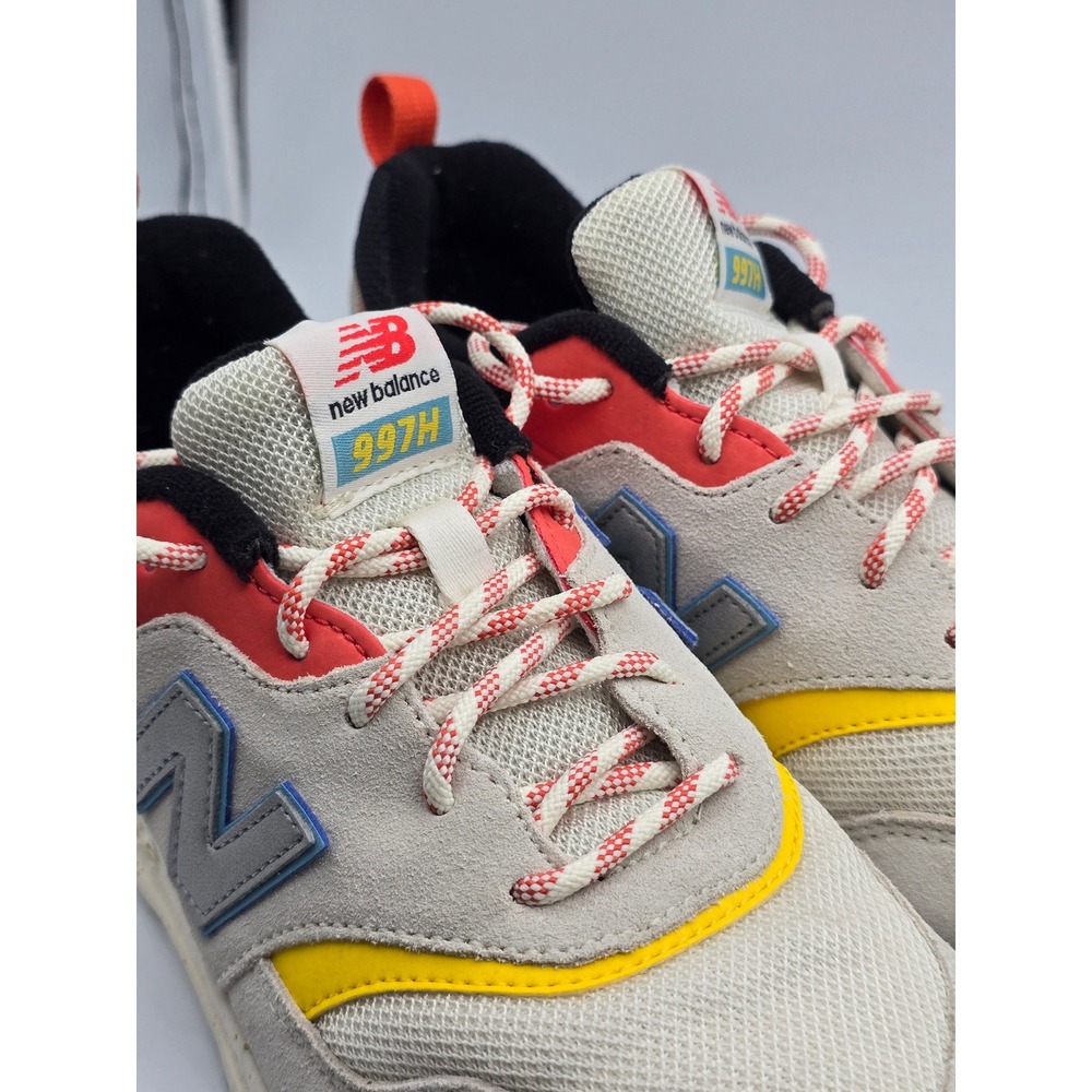 New Balance 997H Women's Cordura Sneakers White Multi Retro Size 7.5 EUC - Picture 4 of 13